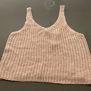 Knitted Tank top women’s size L by Moon & Madison